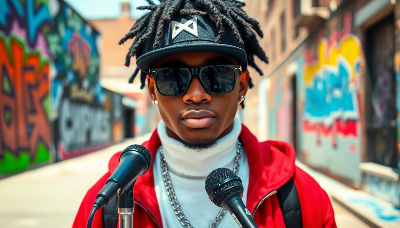 BigMay202 interviews showcasing the artist in an urban Chicago environment, reflecting his vibrant energy.