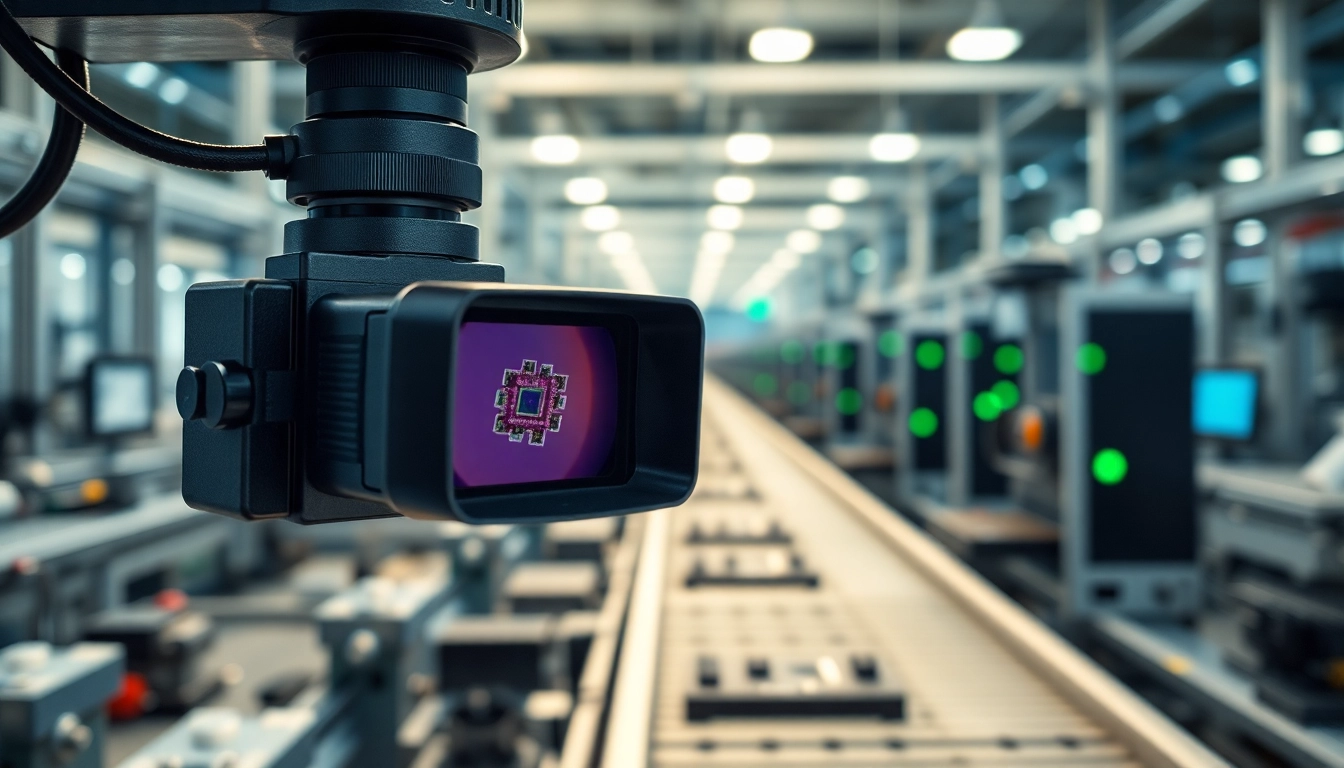Optimize machine vision processes with industrial camera setup showcasing precise imagery.