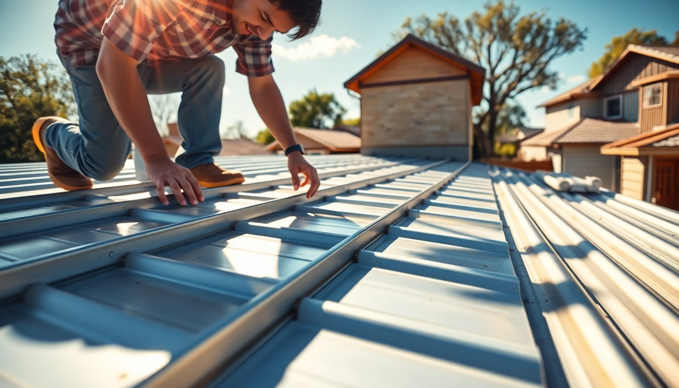 Expert metal roofing installation Atlanta showcasing quality craftsmanship and modern design.