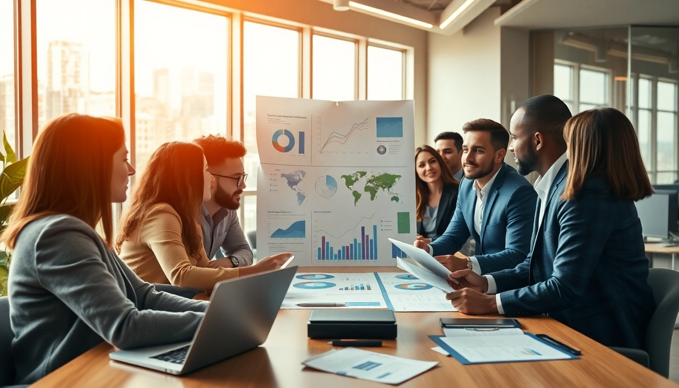 Analyze competitive intelligence data in a collaborative business meeting setting.