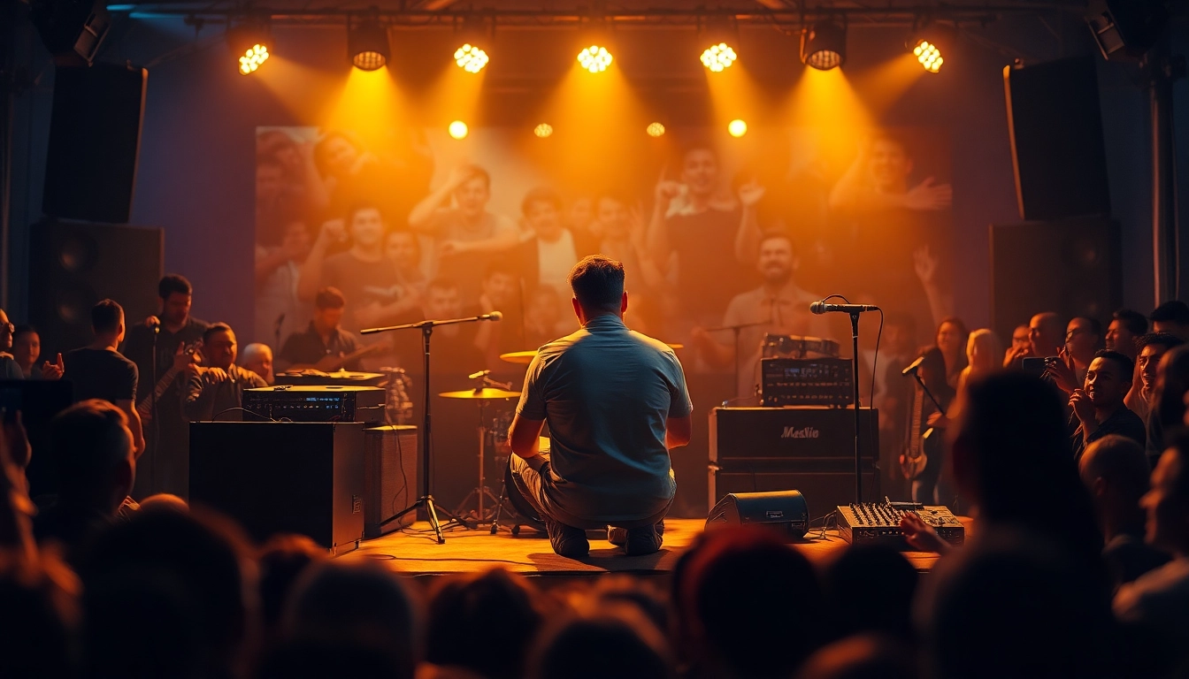 Boost your music with effective spotify promotion featuring a vibrant live performance.
