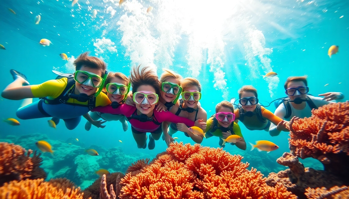 Dive into a Bali diving course surrounded by vibrant marine life and happy divers