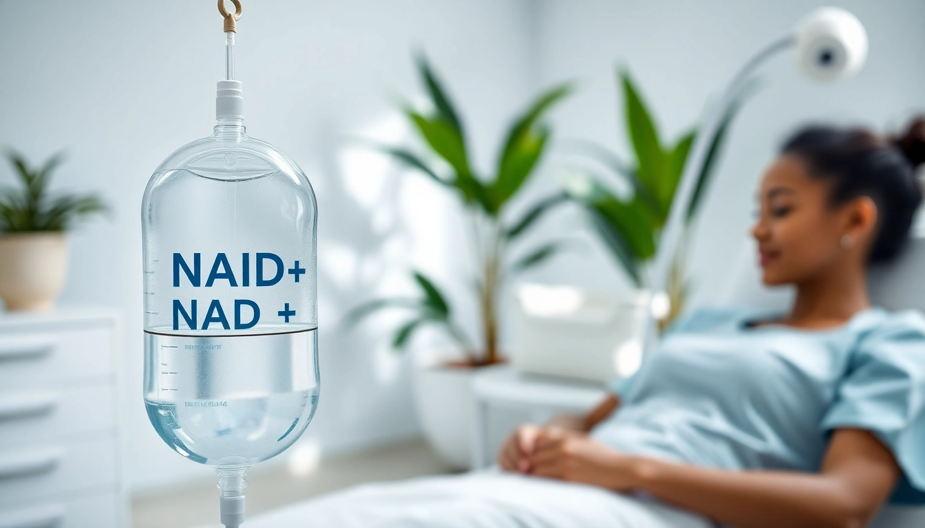Experience revitalizing NAD+ IV therapy near me in a serene healthcare environment, enhancing wellness.