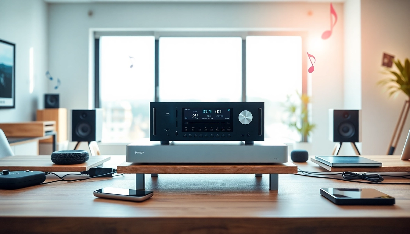 Discover the sleek music player at https://hardwareplayer.com highlighting functionality in a modern workspace.