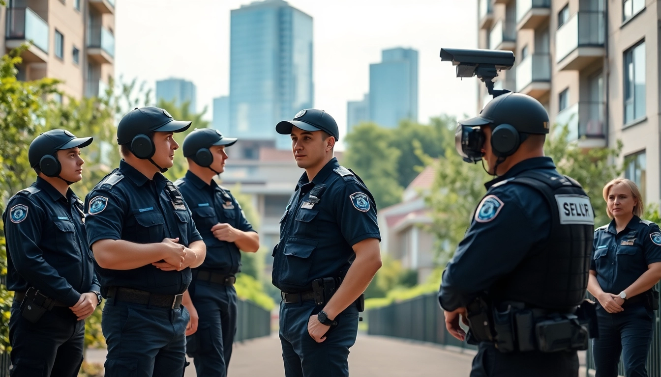 Offering security services Bristol with a dedicated team monitoring residential premises in an urban setting.