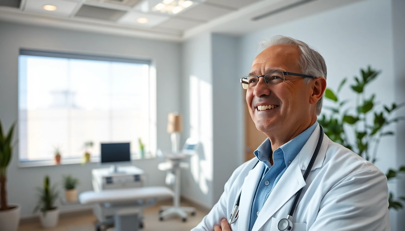 Concierge doctor las vegas assisting a patient in a welcoming clinic setting.