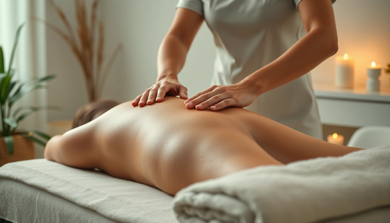 Experience a full body massage with a therapist using calming techniques in a serene wellness setting.