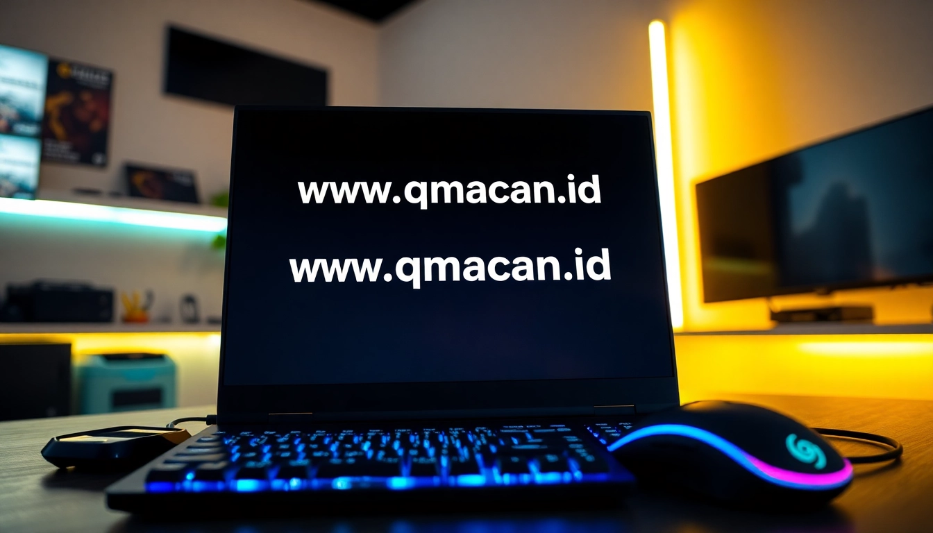 Merayakan permainan online di https://qqmacan.id dengan setup gaming profesional.
