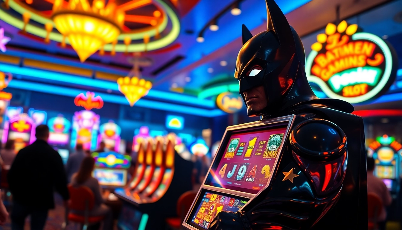 Menangkan permainan batman138 Slot dengan antusiasme tinggi di mesin slot berkilau.