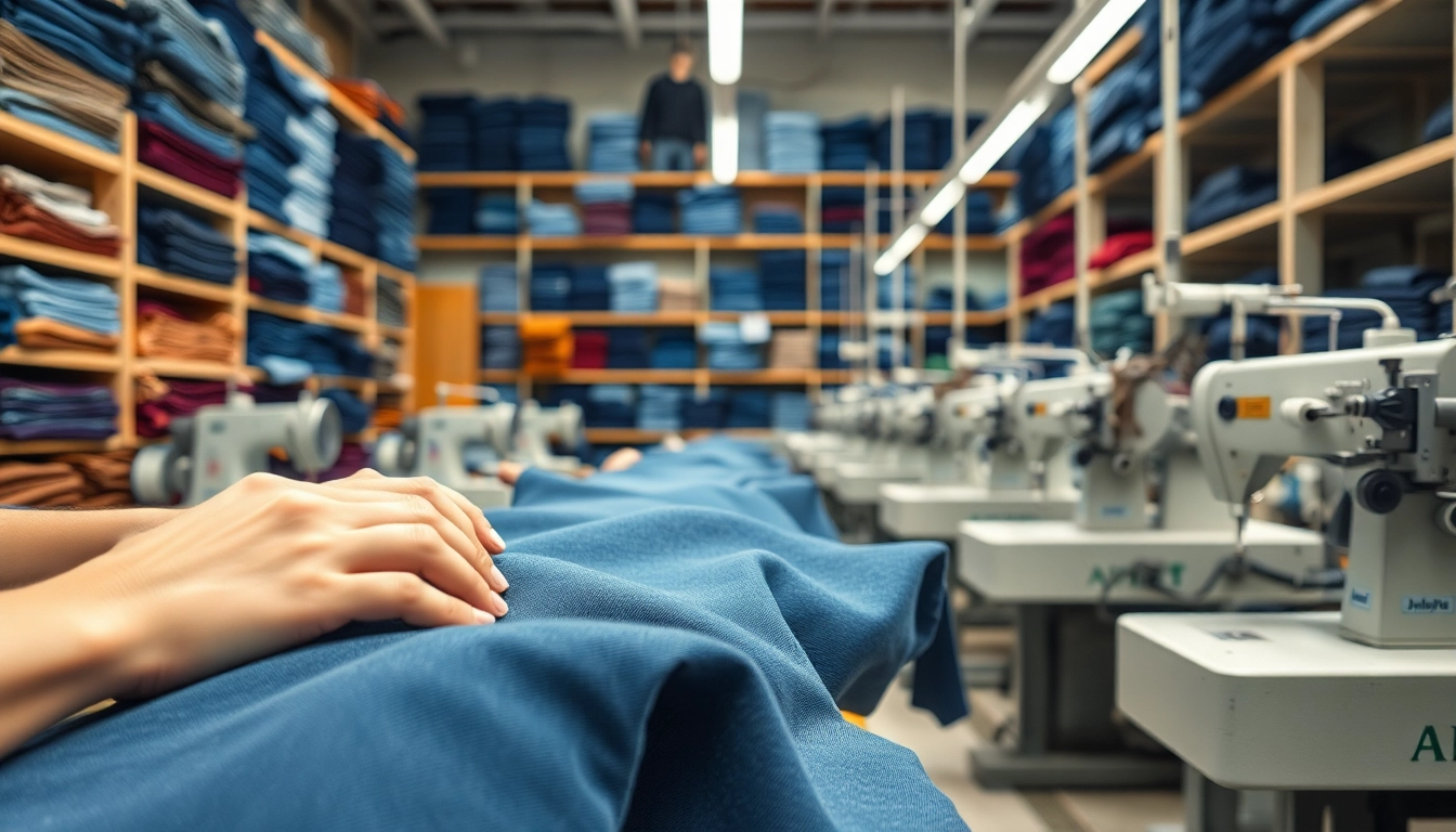 crafting quality jeans cloth manufacturers with skilled artisans in a textile workshop