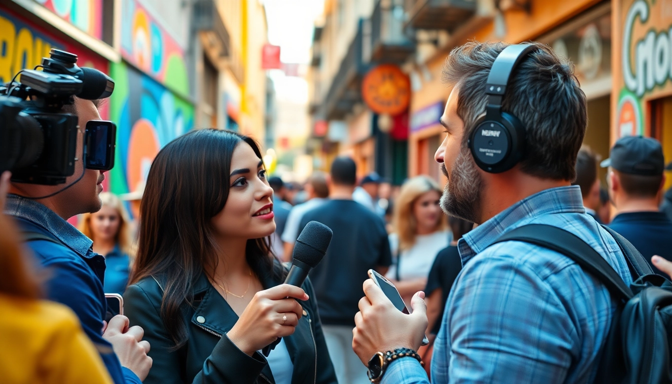 Engaging journalist interview featured on dailysport.co.uk showcasing lively urban life.