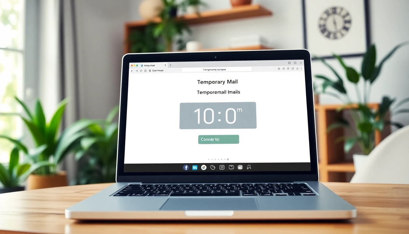 Generate secure 10 minute mail for immediate use with this digital interface.