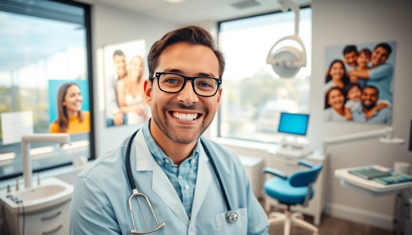 Orthodontic treatment at Grand Strand Smile Spotlight, showcasing an expert orthodontist and happy patient.