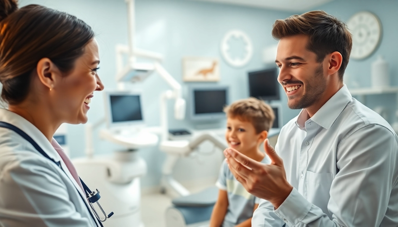 Consultation with an orthodontist Myrtle Beach showcasing modern dental care.